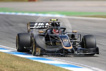 World © Octane Photographic Ltd. Formula 1 – German GP - Practice 2. Rich Energy Haas F1 Team VF19 – Kevin Magnussen. Hockenheimring, Hockenheim, Germany. Friday 26th July 2019.