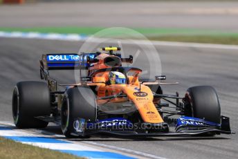 World © Octane Photographic Ltd. Formula 1 – German GP - Practice 2. McLaren MCL34 – Lando Norris. Hockenheimring, Hockenheim, Germany. Friday 26th July 2019.