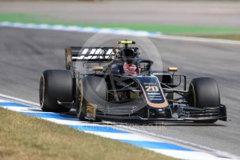 World © Octane Photographic Ltd. Formula 1 – German GP - Practice 2. Rich Energy Haas F1 Team VF19 – Kevin Magnussen. Hockenheimring, Hockenheim, Germany. Friday 26th July 2019.