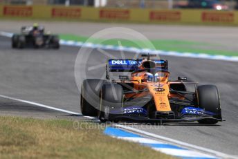 World © Octane Photographic Ltd. Formula 1 – German GP - Practice 2. McLaren MCL34 – Carlos Sainz. Hockenheimring, Hockenheim, Germany. Friday 26th July 2019.