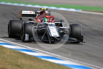 World © Octane Photographic Ltd. Formula 1 – German GP - Practice 2. Alfa Romeo Racing C38 – Antonio Giovinazzi. Hockenheimring, Hockenheim, Germany. Friday 26th July 2019.