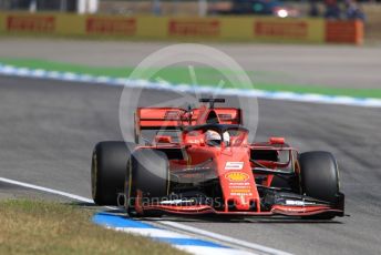 World © Octane Photographic Ltd. Formula 1 – German GP - Practice 2. Scuderia Ferrari SF90 – Sebastian Vettel. Hockenheimring, Hockenheim, Germany. Friday 26th July 2019.