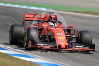 World © Octane Photographic Ltd. Formula 1 – German GP - Practice 2. Scuderia Ferrari SF90 – Sebastian Vettel. Hockenheimring, Hockenheim, Germany. Friday 26th July 2019.