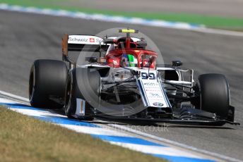 World © Octane Photographic Ltd. Formula 1 – German GP - Practice 2. Alfa Romeo Racing C38 – Antonio Giovinazzi. Hockenheimring, Hockenheim, Germany. Friday 26th July 2019.