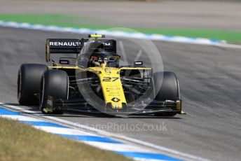World © Octane Photographic Ltd. Formula 1 – German GP - Practice 2. Renault Sport F1 Team RS19 – Nico Hulkenberg. Hockenheimring, Hockenheim, Germany. Friday 26th July 2019.