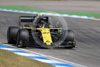 World © Octane Photographic Ltd. Formula 1 – German GP - Practice 2. Renault Sport F1 Team RS19 – Nico Hulkenberg. Hockenheimring, Hockenheim, Germany. Friday 26th July 2019.