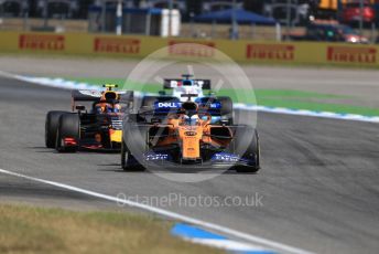 World © Octane Photographic Ltd. Formula 1 – German GP - Practice 2. McLaren MCL34 – Carlos Sainz. Hockenheimring, Hockenheim, Germany. Friday 26th July 2019.