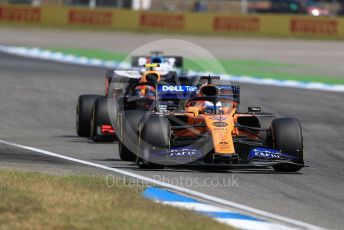 World © Octane Photographic Ltd. Formula 1 – German GP - Practice 2. McLaren MCL34 – Carlos Sainz. Hockenheimring, Hockenheim, Germany. Friday 26th July 2019.