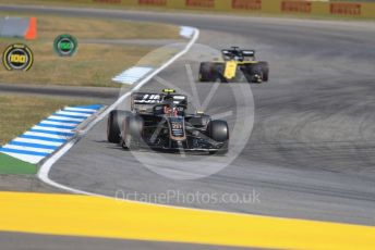 World © Octane Photographic Ltd. Formula 1 – German GP - Practice 2. Rich Energy Haas F1 Team VF19 – Kevin Magnussen. Hockenheimring, Hockenheim, Germany. Friday 26th July 2019.