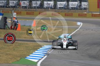 World © Octane Photographic Ltd. Formula 1 – German GP - Practice 2. Mercedes AMG Petronas Motorsport AMG F1 W10 EQ Power+ - Lewis Hamilton. Hockenheimring, Hockenheim, Germany. Friday 26th July 2019.