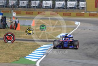World © Octane Photographic Ltd. Formula 1 – German GP - Practice 2. Scuderia Toro Rosso STR14 – Daniil Kvyat. Hockenheimring, Hockenheim, Germany. Friday 26th July 2019.