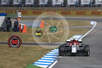 World © Octane Photographic Ltd. Formula 1 – German GP - Practice 2. Alfa Romeo Racing C38 – Antonio Giovinazzi. Hockenheimring, Hockenheim, Germany. Friday 26th July 2019.