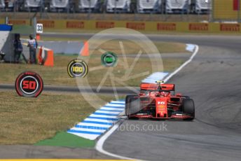 World © Octane Photographic Ltd. Formula 1 – German GP - Practice 2. Scuderia Ferrari SF90 – Charles Leclerc. Hockenheimring, Hockenheim, Germany. Friday 26th July 2019.