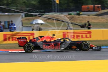 World © Octane Photographic Ltd. Formula 1 – German GP - Practice 2. Aston Martin Red Bull Racing RB15 – Max Verstappen. Hockenheimring, Hockenheim, Germany. Friday 26th July 2019.