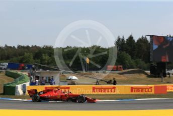 World © Octane Photographic Ltd. Formula 1 – German GP - Practice 2. Scuderia Ferrari SF90 – Charles Leclerc. Hockenheimring, Hockenheim, Germany. Friday 26th July 2019.