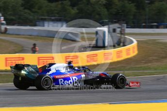 World © Octane Photographic Ltd. Formula 1 – German GP - Practice 2. Scuderia Toro Rosso STR14 – Daniil Kvyat. Hockenheimring, Hockenheim, Germany. Friday 26th July 2019.