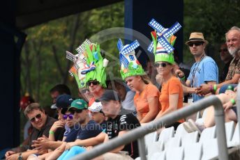 World © Octane Photographic Ltd. Formula 1 – German GP - Practice 3. Aston Martin Red Bull Racing RB15 – Max Verstappen fans. Hockenheimring, Hockenheim, Germany. Saturday 27th July 2019.