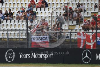 World © Octane Photographic Ltd. Formula 1 – German GP - Practice 3. ROKiT Williams Racing FW42 – Robert Kubica fans in the crowd. Hockenheimring, Hockenheim, Germany. Saturday 27th July 2019.