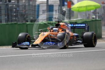 World © Octane Photographic Ltd. Formula 1 – German GP - Practice 3. McLaren MCL34 – Carlos Sainz. Hockenheimring, Hockenheim, Germany. Saturday 27th July 2019.