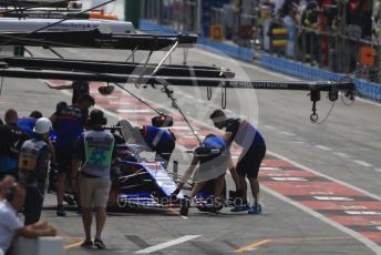 World © Octane Photographic Ltd. Formula 1 – German GP - Practice 3. Scuderia Toro Rosso STR14 – Daniil Kvyat. Hockenheimring, Hockenheim, Germany. Saturday 27th July 2019.