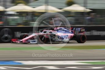 World © Octane Photographic Ltd. Formula 1 – German GP - Practice 3. SportPesa Racing Point RP19 - Sergio Perez. Hockenheimring, Hockenheim, Germany. Saturday 27th July 2019.