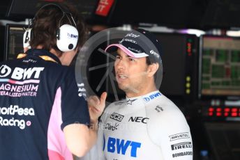 World © Octane Photographic Ltd. Formula 1 – German GP - Practice 3. SportPesa Racing Point RP19 - Sergio Perez. Hockenheimring, Hockenheim, Germany. Saturday 27th July 2019.