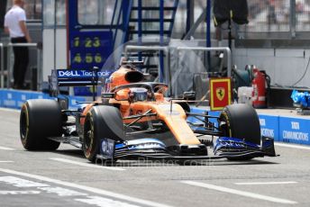 World © Octane Photographic Ltd. Formula 1 – German GP - Practice 3. McLaren MCL34 – Carlos Sainz. Hockenheimring, Hockenheim, Germany. Saturday 27th July 2019.