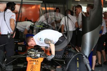 World © Octane Photographic Ltd. Formula 1 – German GP - Practice 3. McLaren MCL34 – Lando Norris. Hockenheimring, Hockenheim, Germany. Saturday 27th July 2019.