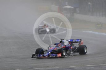 World © Octane Photographic Ltd. Formula 1 – German GP - Race. Scuderia Toro Rosso STR14 – Daniil Kvyat and Alfa Romeo Racing C38 – Antonio Giovinazzi. Hockenheimring, Hockenheim, Germany. Sunday 28th July 2019.
