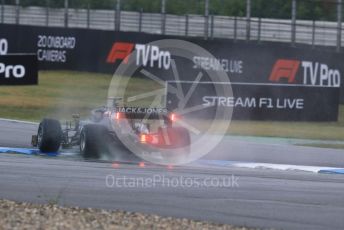 World © Octane Photographic Ltd. Formula 1 – German GP - Race. Rich Energy Haas F1 Team VF19 – Romain Grosjean. Hockenheimring, Hockenheim, Germany. Sunday 28th July 2019.