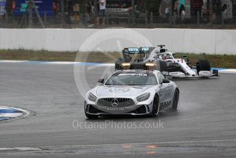 World © Octane Photographic Ltd. Formula 1 – German GP - Race. Mercedes AMG GTs Safety car ahead of Mercedes AMG Petronas Motorsport AMG F1 W10 EQ Power+ - Lewis Hamilton. Hockenheimring, Hockenheim, Germany. Sunday 28th July 2019.
