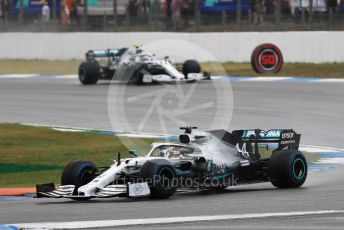 World © Octane Photographic Ltd. Formula 1 – German GP - Race. Mercedes AMG Petronas Motorsport AMG F1 W10 EQ Power+ - Lewis Hamilton and Valtteri Bottas. Hockenheimring, Hockenheim, Germany. Sunday 28th July 2019.