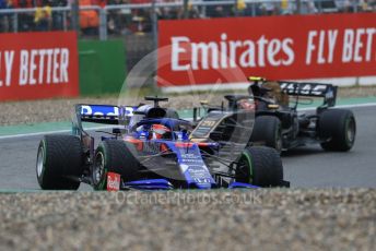 World © Octane Photographic Ltd. Formula 1 – German GP - Race. Scuderia Toro Rosso STR14 – Daniil Kvyat and Rich Energy Haas F1 Team VF19 – Kevin Magnussen. . Hockenheimring, Hockenheim, Germany. Sunday 28th July 2019.