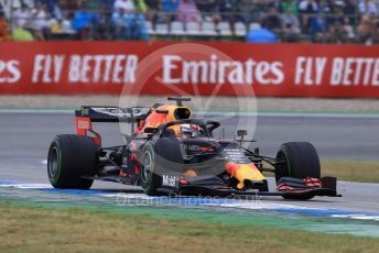 World © Octane Photographic Ltd. Formula 1 – German GP - Race. Aston Martin Red Bull Racing RB15 – Max Verstappen. Hockenheimring, Hockenheim, Germany. Sunday 28th July 2019.