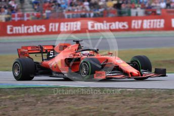 World © Octane Photographic Ltd. Formula 1 – German GP - Race. Scuderia Ferrari SF90 – Sebastian Vettel. Hockenheimring, Hockenheim, Germany. Sunday 28th July 2019.