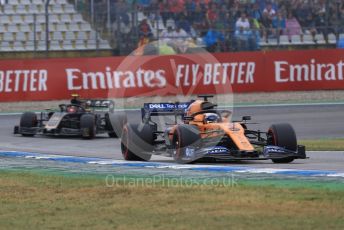 World © Octane Photographic Ltd. Formula 1 – German GP - Race. McLaren MCL34 – Carlos Sainz. Hockenheimring, Hockenheim, Germany. Sunday 28th July 2019.