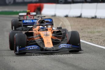 World © Octane Photographic Ltd. Formula 1 – German GP - Race. McLaren MCL34 – Carlos Sainz and Alfa Romeo Racing C38 – Antonio Giovinazzi. Hockenheimring, Hockenheim, Germany. Sunday 28th July 2019.