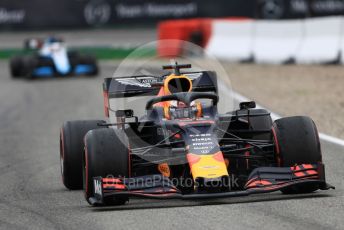 World © Octane Photographic Ltd. Formula 1 – German GP - Race. Aston Martin Red Bull Racing RB15 – Max Verstappen. Hockenheimring, Hockenheim, Germany. Sunday 28th July 2019.
