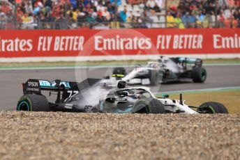 World © Octane Photographic Ltd. Formula 1 – German GP - Race. Mercedes AMG Petronas Motorsport AMG F1 W10 EQ Power+ - Valtteri Bottas and Lewis Hamilton. . Hockenheimring, Hockenheim, Germany. Sunday 28th July 2019.