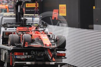 World © Octane Photographic Ltd. Formula 1 – German GP - Race. Scuderia Ferrari SF90 – Charles Leclerc. Hockenheimring, Hockenheim, Germany. Sunday 28th July 2019.