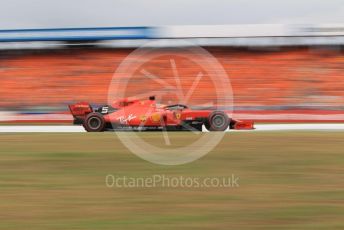 World © Octane Photographic Ltd. Formula 1 – German GP - Race. Scuderia Ferrari SF90 – Sebastian Vettel. Hockenheimring, Hockenheim, Germany. Sunday 28th July 2019.