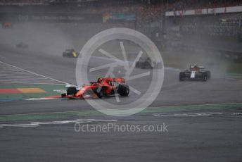 World © Octane Photographic Ltd. Formula 1 – German GP - Race. Scuderia Ferrari SF90 – Charles Leclerc and Alfa Romeo Racing C38 – Antonio Giovinazzi. Hockenheimring, Hockenheim, Germany. Sunday 28th July 2019.