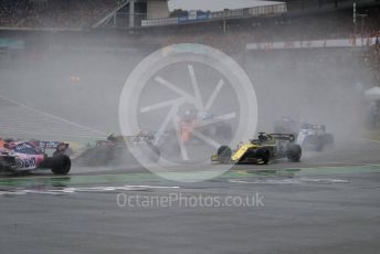 World © Octane Photographic Ltd. Formula 1 – German GP - Race. Renault Sport F1 Team RS19 – Daniel Ricciardo. Hockenheimring, Hockenheim, Germany. Sunday 28th July 2019.