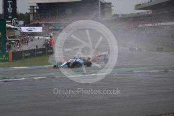 World © Octane Photographic Ltd. Formula 1 – German GP - Race. ROKiT Williams Racing FW 42 – George Russell and McLaren MCL34 – Lando Norris . Hockenheimring, Hockenheim, Germany. Sunday 28th July 2019.