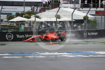 World © Octane Photographic Ltd. Formula 1 – German GP - Race. Scuderia Ferrari SF90 – Sebastian Vettel. Hockenheimring, Hockenheim, Germany. Sunday 28th July 2019.