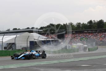 World © Octane Photographic Ltd. Formula 1 – German GP - Race. Rich Energy Haas F1 Team VF19 – Romain Grosjean and ROKiT Williams Racing FW 42 – George Russell. Hockenheimring, Hockenheim, Germany. Sunday 28th July 2019.