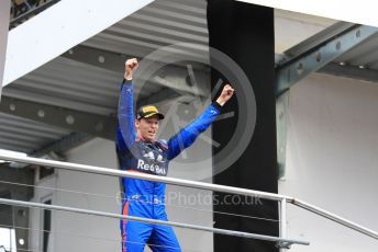 World © Octane Photographic Ltd. Formula 1 – German GP - Podium. Scuderia Toro Rosso STR14 – Daniil Kvyat. Hockenheimring, Hockenheim, Germany. Sunday 28th July 2019.