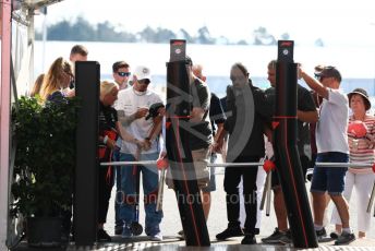 World © Octane Photographic Ltd. Formula 1 – German GP - Paddock. Mercedes AMG Petronas Motorsport AMG F1 W10 EQ Power+ - Lewis Hamilton. Hockenheimring, Hockenheim, Germany. Friday 26th July 2019.