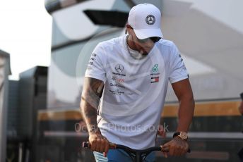 World © Octane Photographic Ltd. Formula 1 – German GP - Paddock. Mercedes AMG Petronas Motorsport AMG F1 W10 EQ Power+ - Lewis Hamilton. Hockenheimring, Hockenheim, Germany. Friday 26th July 2019.