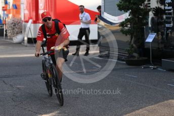 World © Octane Photographic Ltd. Formula 1 – German GP - Paddock. Scuderia Ferrari SF90 – Sebastian Vettel. Hockenheimring, Hockenheim, Germany. Friday 26th July 2019.